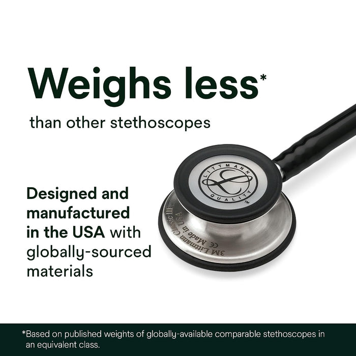 3M Littmann Classic III Monitoring Stethoscope, Copper-Finish Chestpiece, Chocolate Tube, 27 inch, 5809 (BRAND NEW/SEALED)