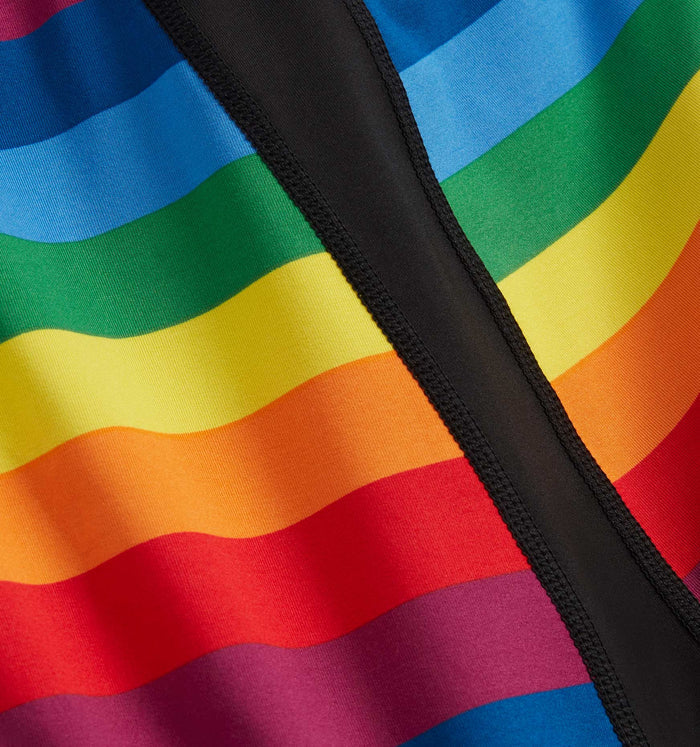 Close-up Swim 4.5" Shorts Rainbow Pride Stripe