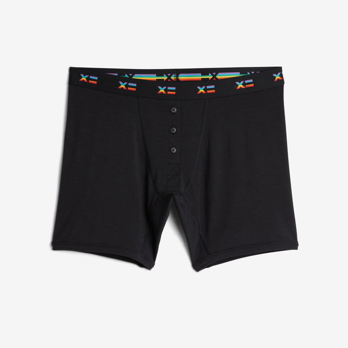 6" Fly Boxer Briefs - TENCEL Modal Rainbow X=