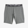 9" Boxer Briefs - Charcoal Retro Logo