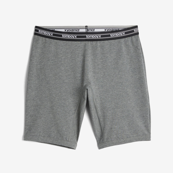 9" Boxer Briefs - Charcoal Retro Logo