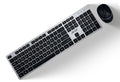 Acer Fusion Wireless Keyboard and Mouse Combo, Durable Stylish Design, 2.4GHz Nano Receiver, 10m Range, Indian Rupee Key, Adjustable DPI (800/1200/1600), Compatible with Windows & Mac (Black & Silver) - Unboxify