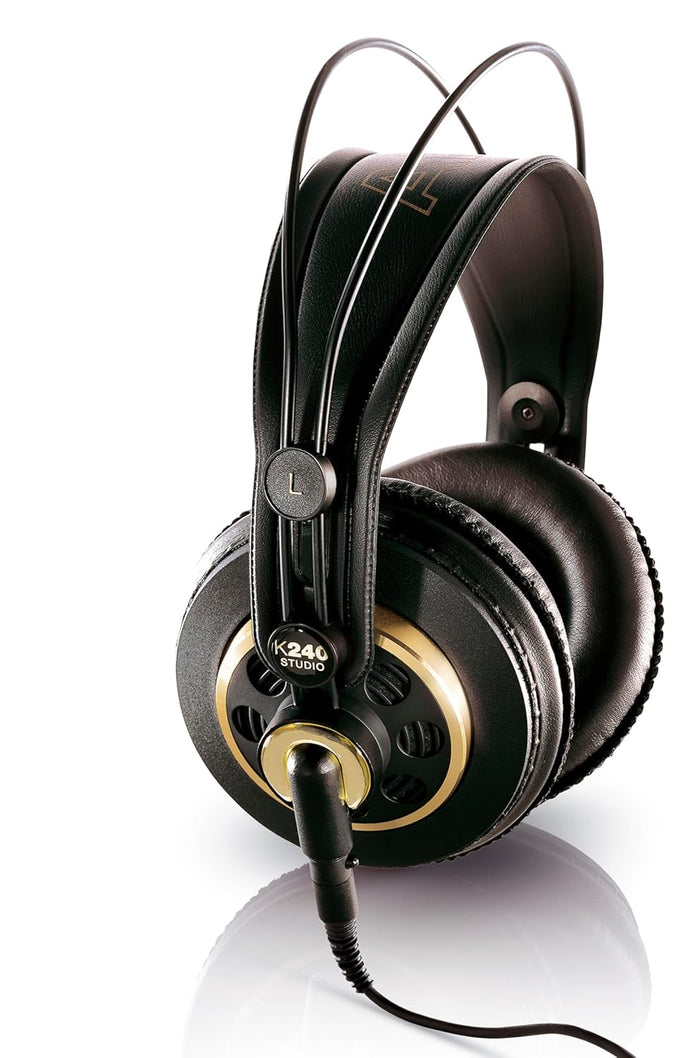 AKG K240 Professional Studio Headphones - Over Ear, Black - Unboxify