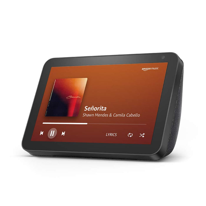 Amazon Echo Show 8 (1st Gen) – Smart display with Alexa - 20.32 cm (8") HD screen with stereo sound – White - Unboxify
