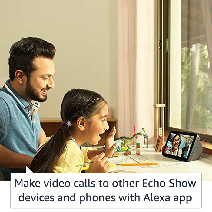 Amazon Echo Show 8 (1st Gen) – Smart display with Alexa - 20.32 cm (8") HD screen with stereo sound – White - Unboxify