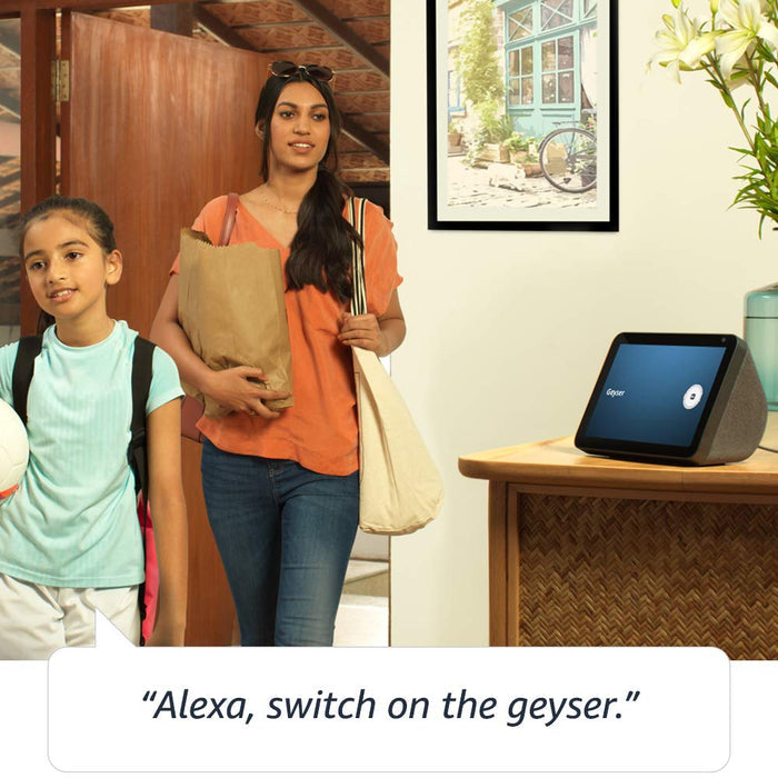 Amazon Echo Show 8 (1st Gen) – Smart display with Alexa - 20.32 cm (8") HD screen with stereo sound – White - Unboxify