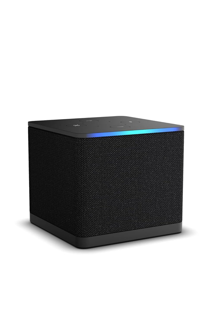 Amazon Fire TV Cube | Hands-free streaming device with Alexa, Wi-Fi 6, 4K Ultra HD (Without Remote and Power Adaptor)