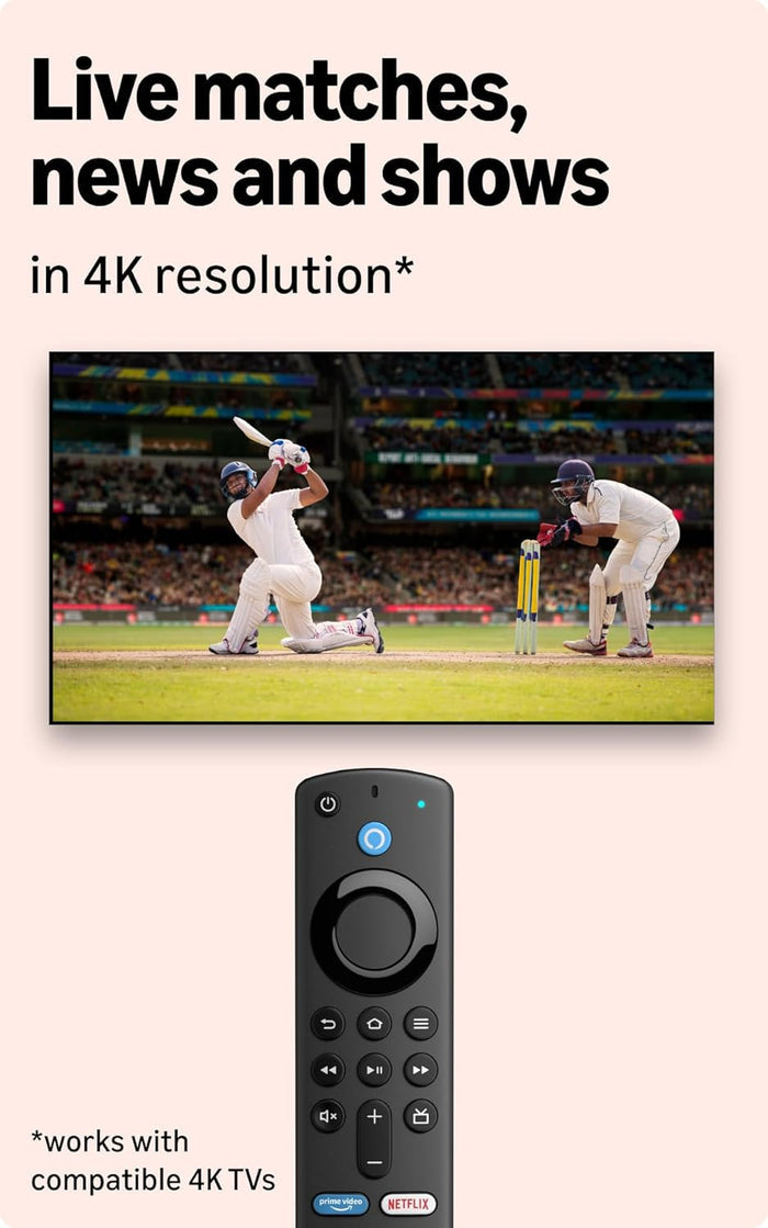 Amazon Fire TV Cube | Hands-free streaming device with Alexa, Wi-Fi 6, 4K Ultra HD (Without Remote and Power Adaptor)