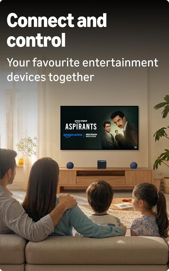 Amazon Fire TV Cube | Hands-free streaming device with Alexa, Wi-Fi 6, 4K Ultra HD (Without Remote and Power Adaptor)