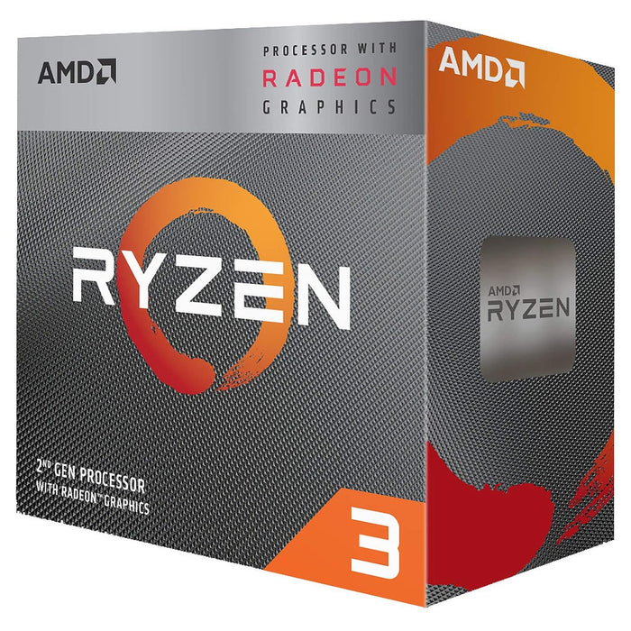 AMD Ryzen 3 3200G with RadeonVega 8 Graphics Desktop Processor 4 Cores up to 4GHz 6MB Cache Socket AM4 (YD320GC5FHBOX) - Unboxify