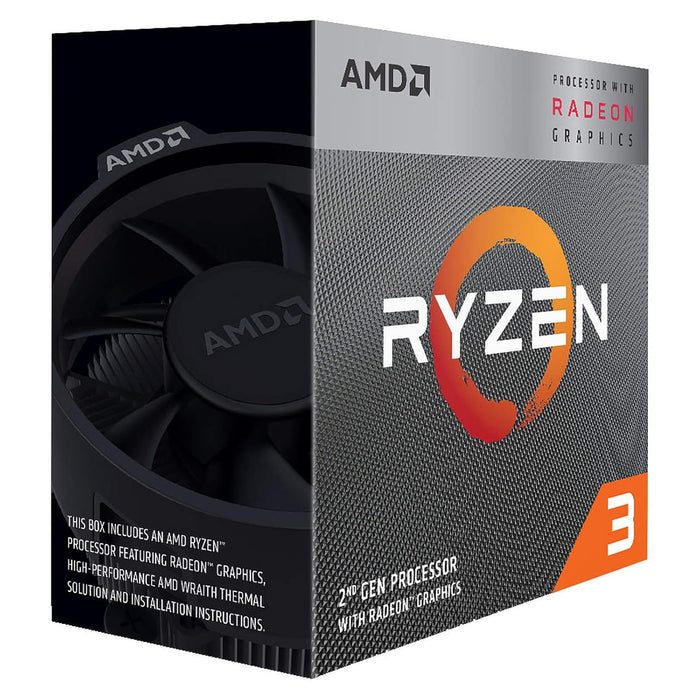 AMD Ryzen 3 3200G with RadeonVega 8 Graphics Desktop Processor 4 Cores up to 4GHz 6MB Cache Socket AM4 (YD320GC5FHBOX) - Unboxify