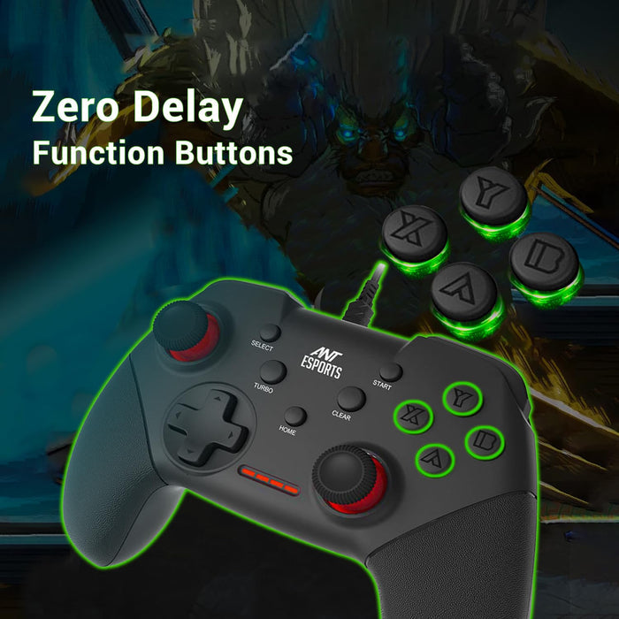 Ant Esports GP100 Controller Joysticks for PC (Windows 7/8/8.1/10) / PS3 / Andriod/Steam Gaming Wired Gamepad - Unboxify
