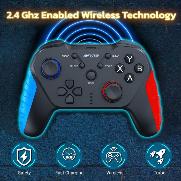 Ant Esports GP310 Wireless Gamepad, Compatible for PC & Laptop (Windows 10/8 /7, Steam) / PS3 / Android - Unboxify
