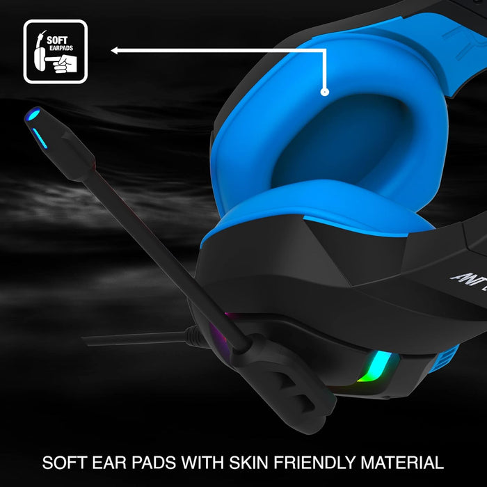 Ant Esports H530 Multi-Platform Pro RGB Gaming Headsetfor PC / PS4 / PS5 / Xbox One / Switch1 with mic - Unboxify