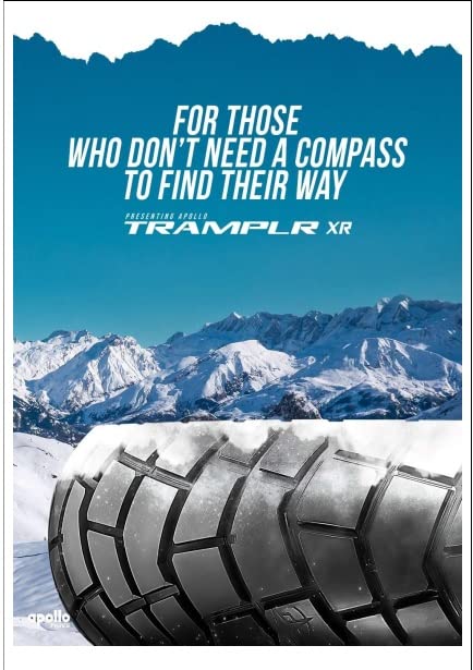 Apollo tyres 150/60% R17 66H Tramplr Xr Tubless Bike Tyre,Rear.,1