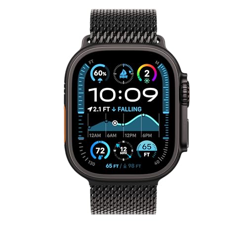 Apple Watch Band - Milanese Loop - 49mm - Black - Small - Unboxify