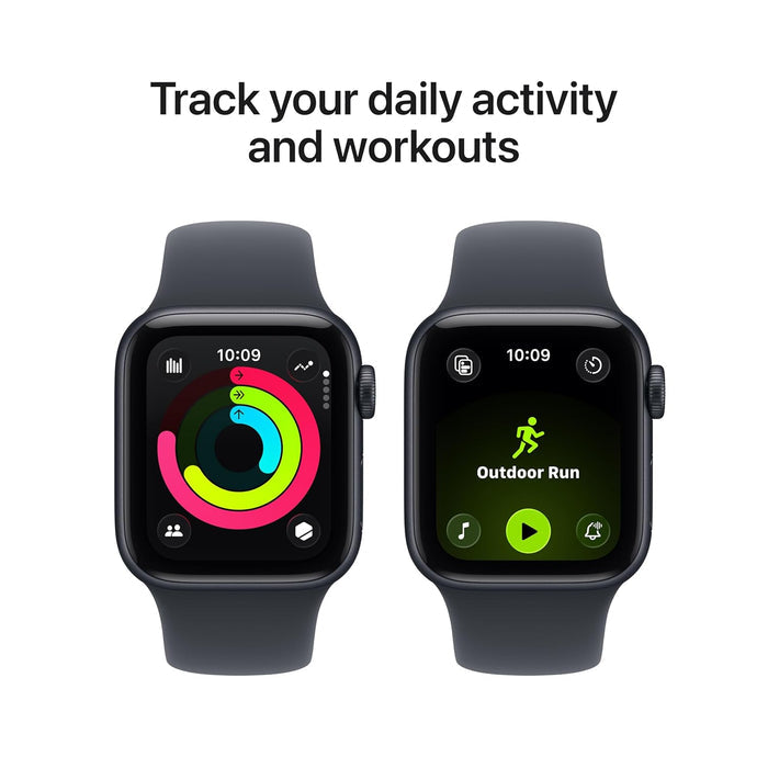 Apple Watch SE 3 GPS 44mm Starlight Aluminium Case with Starlight Sport Band - M/L - Unboxify