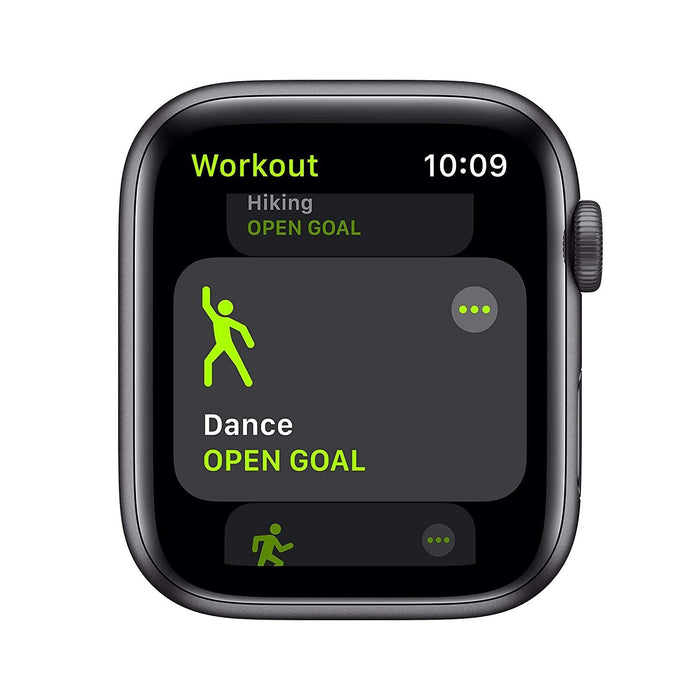 New Apple Watch SE (44mm) - Space Grey Aluminium Case with Black Sport Band - Grabgear.in