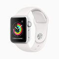Apple Watch Series 3 (GPS, 38mm) - Silver Aluminium Case with White Sport Band - Unboxify