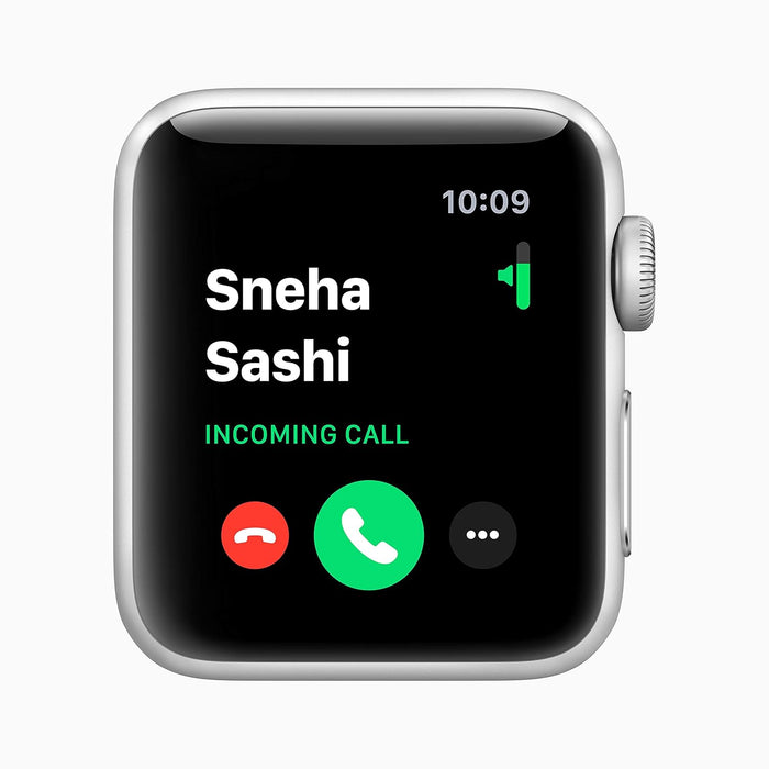 Apple Watch Series 3 (GPS, 38mm) - Silver Aluminium Case with White Sport Band - Unboxify