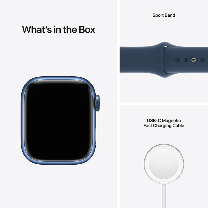 Apple Watch Series 7 (GPS, 41mm) - Aluminium Case - Regular (UNBOXED) (UNACTIVATED) - Unboxify