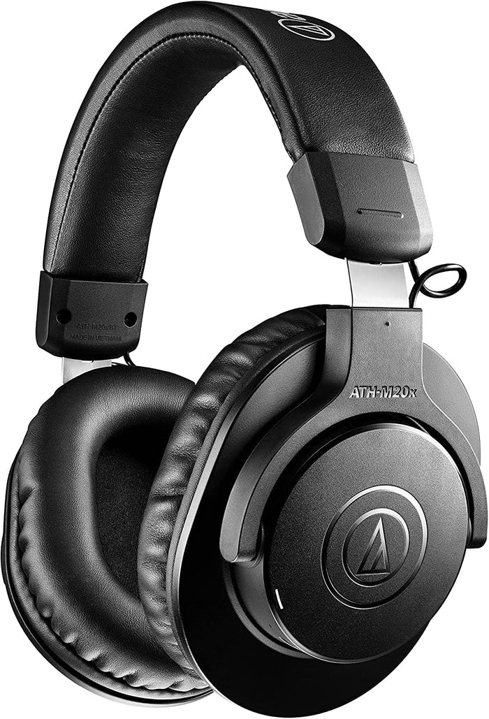 Audio-Technica Ath-M20Xbt Wireless Over-Ear Headphones,Black - Unboxify