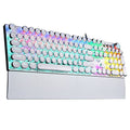 Aula F2088W Mechanical Gaming Keyboard | LED Backlight RGB Wired Keyboard (White | with Handrest | Blue Switch) - Unboxify