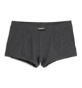 Bamboo Rib Boy Shorts - Heather Gray