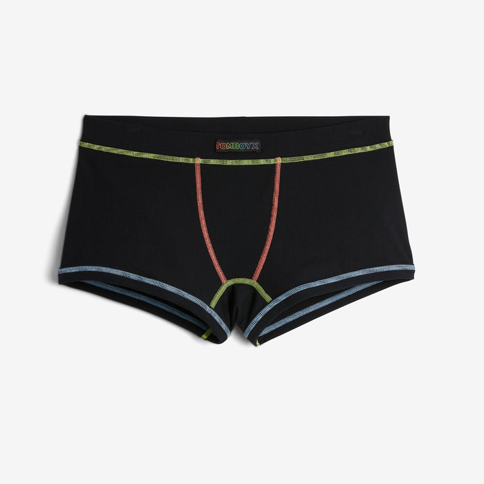 Bamboo Rib Boy Shorts - Stitched With Love