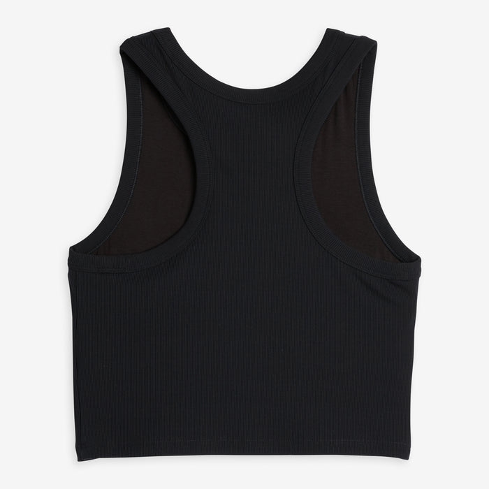 Bamboo Rib Bra Top - Black