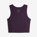 Bamboo Rib Bra Top - Plum