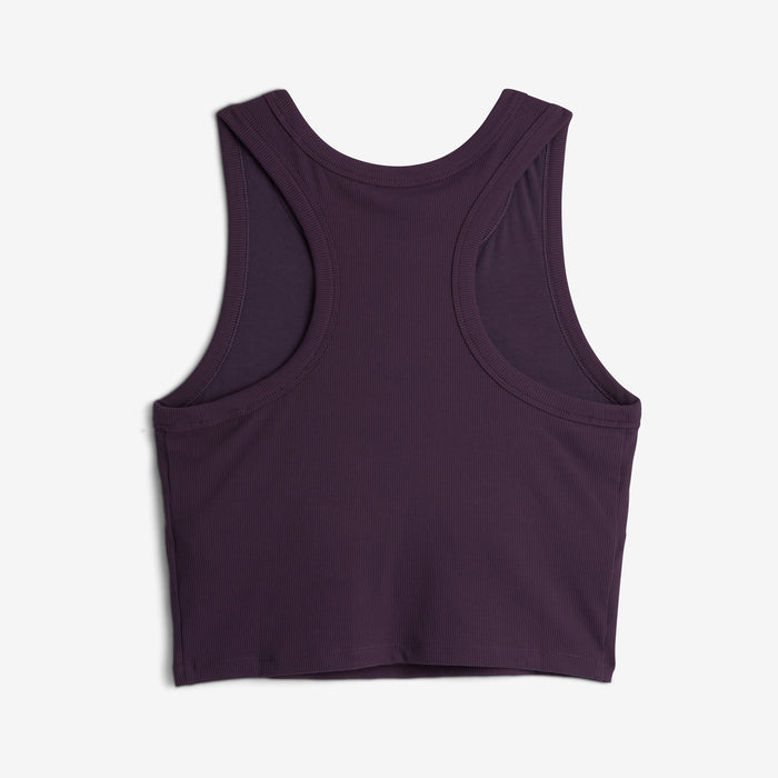 Bamboo Rib Bra Top - Plum