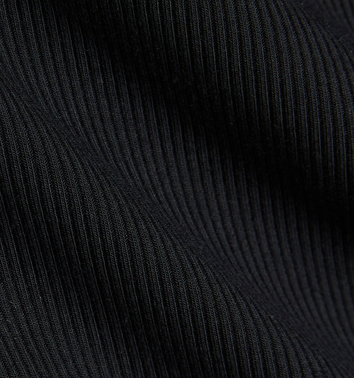 Bamboo Rib Cheeky - Black