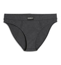 Bamboo Rib Cheeky - Heather Gray