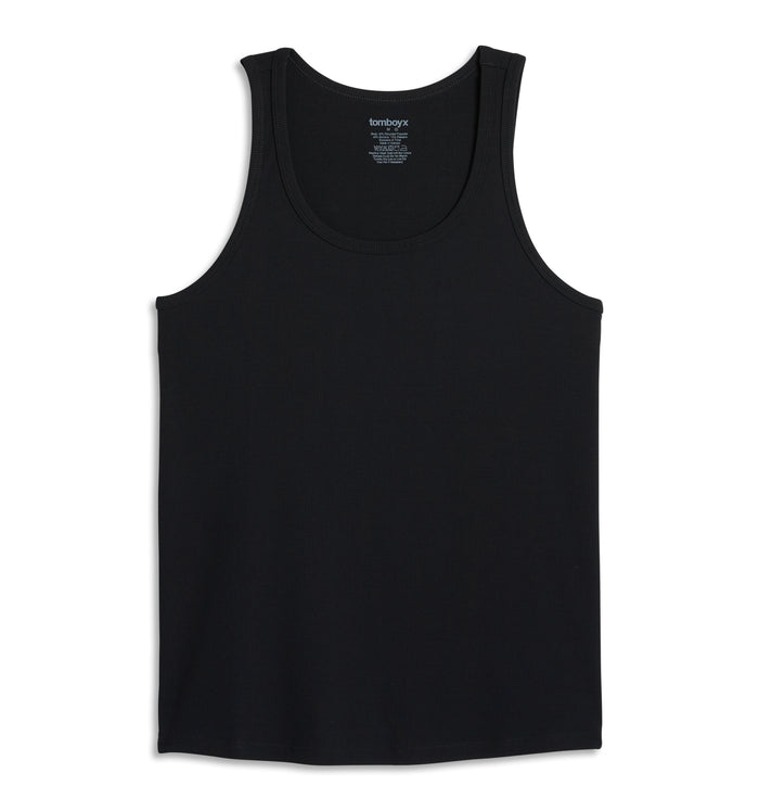 Bamboo Rib Tank - Black
