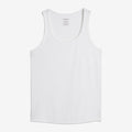 Bamboo Rib Tank - White