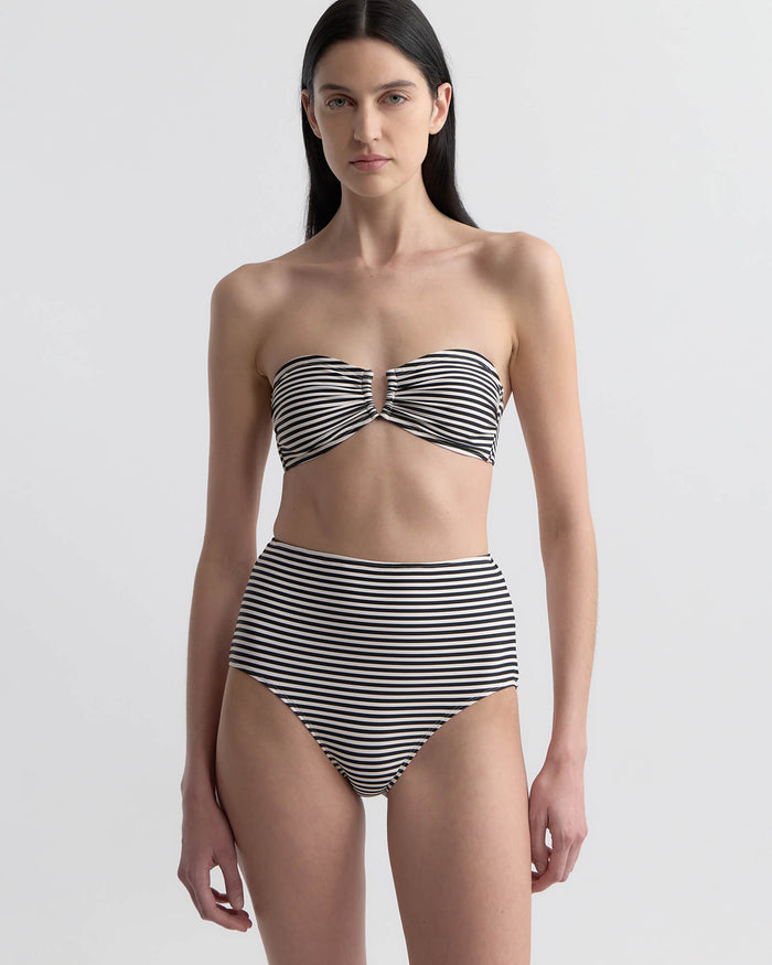 BLACK/IVORY STRIPE