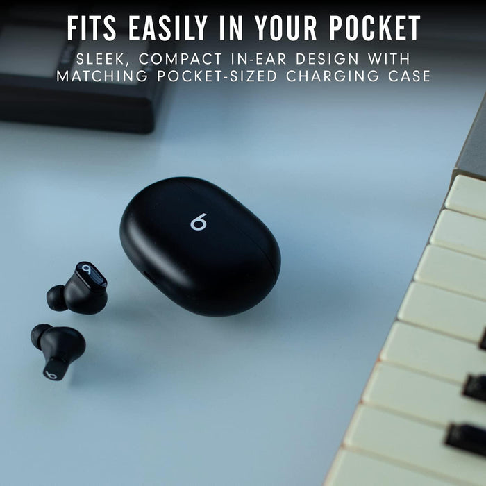 Beats Studio Buds Bluetooth Truly Wireless in Ear Earbuds with Mic (Black) - Grabgear.in