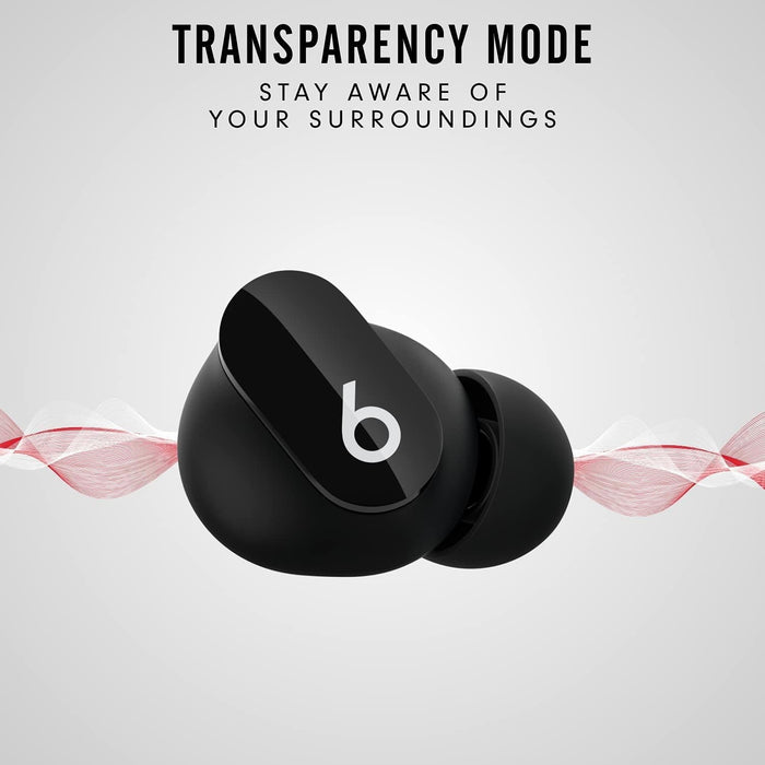 Beats Studio Buds Bluetooth Truly Wireless in Ear Earbuds with Mic (Black) - Grabgear.in