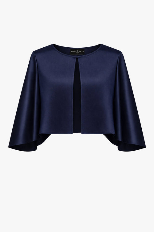 "Bella" Satin Cape Shawl Wrap