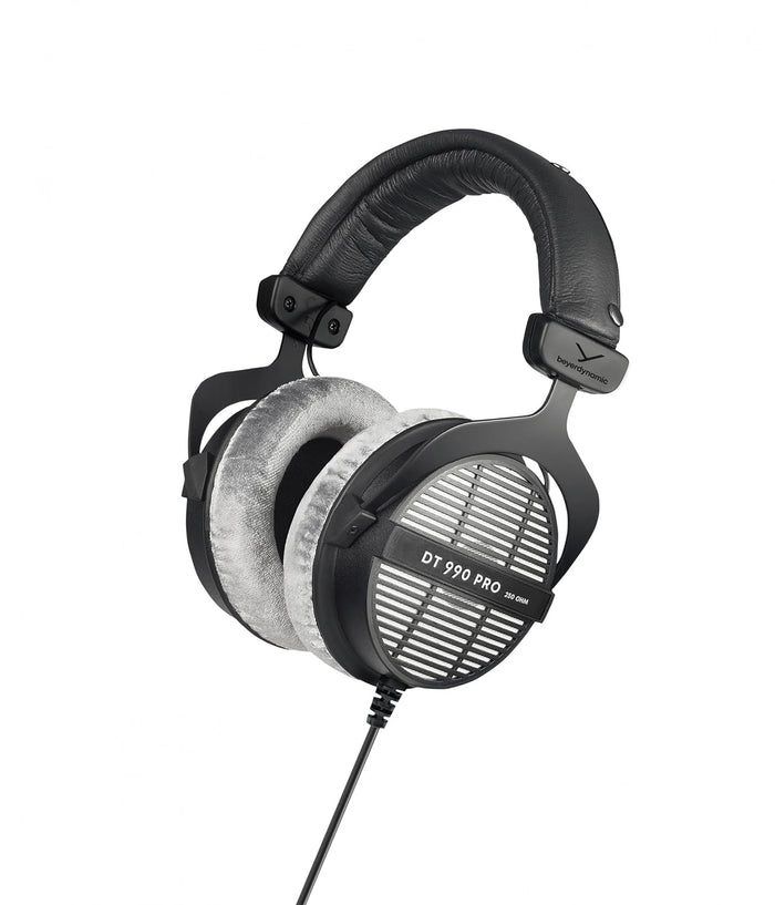 beyerdynamic DT 990 PRO Over-Ear Wired Studio Headphones (Black) - Unboxify