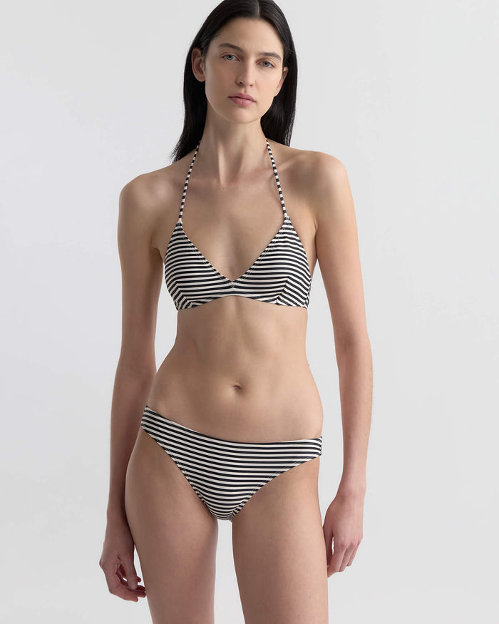 BLACK/IVORY STRIPE