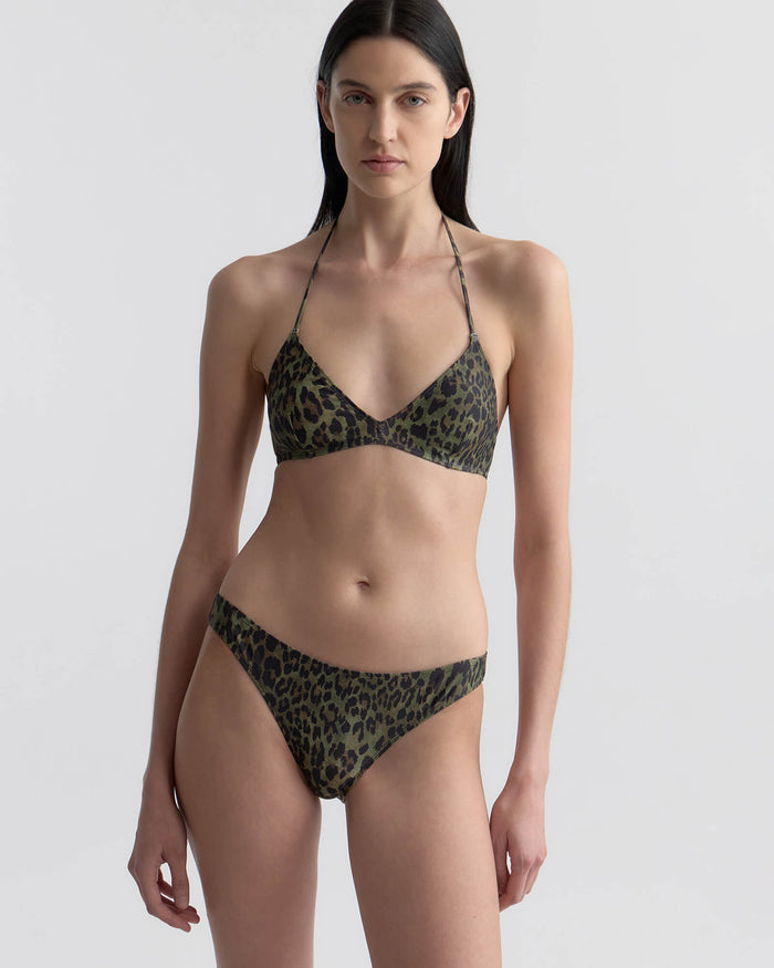 ARMY GREEN LEOPARD