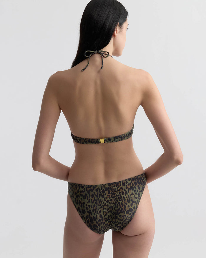 ARMY GREEN LEOPARD
