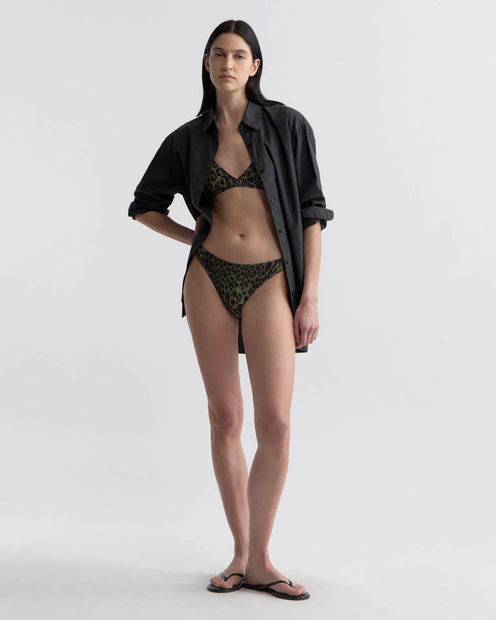 ARMY GREEN LEOPARD