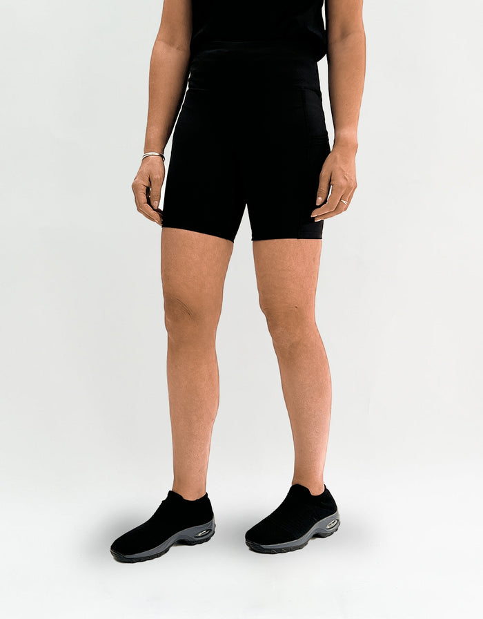 Black Magic Activewear Shorts + Pockets