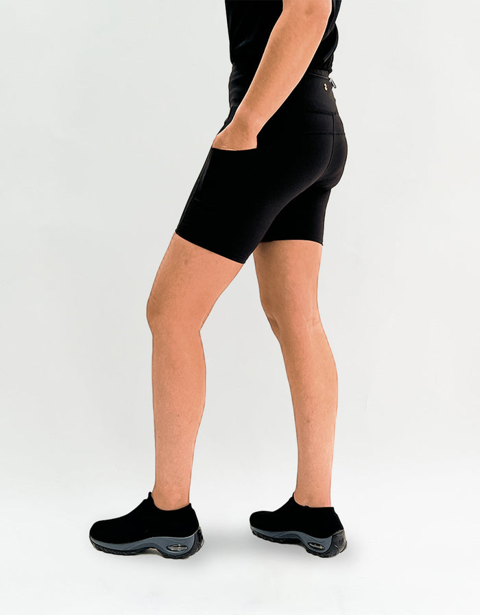 Black Magic Activewear Shorts + Pockets