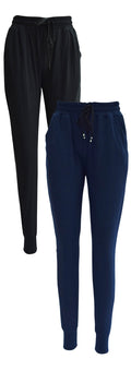 Black & Navy Joggers-Joggers