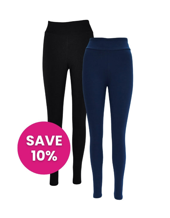 Black & Navy Leggings