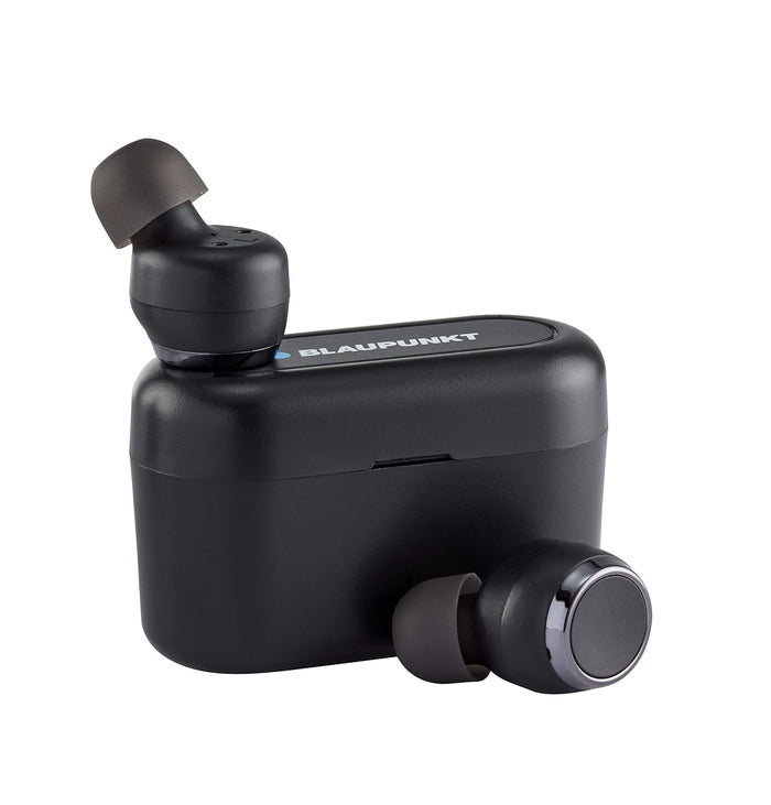 Blaupunkt Germany's BTW01 Bluetooth Truly Wireless in Ear Earbuds with Mic (Metallic Black)